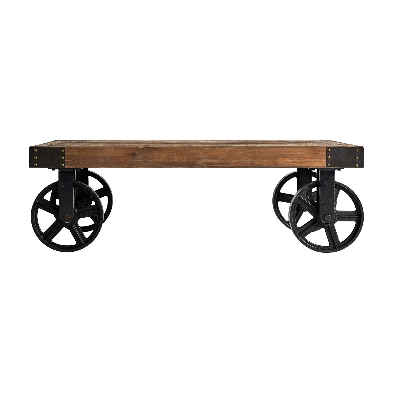 mesa de centro rustica rectangular, ref: 18121  Mesa de centro madera, Mesas  de centro recicladas, Mesas madera y hierro